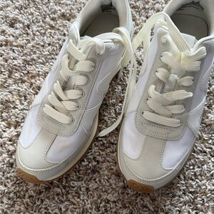 White and Cream Sneakers